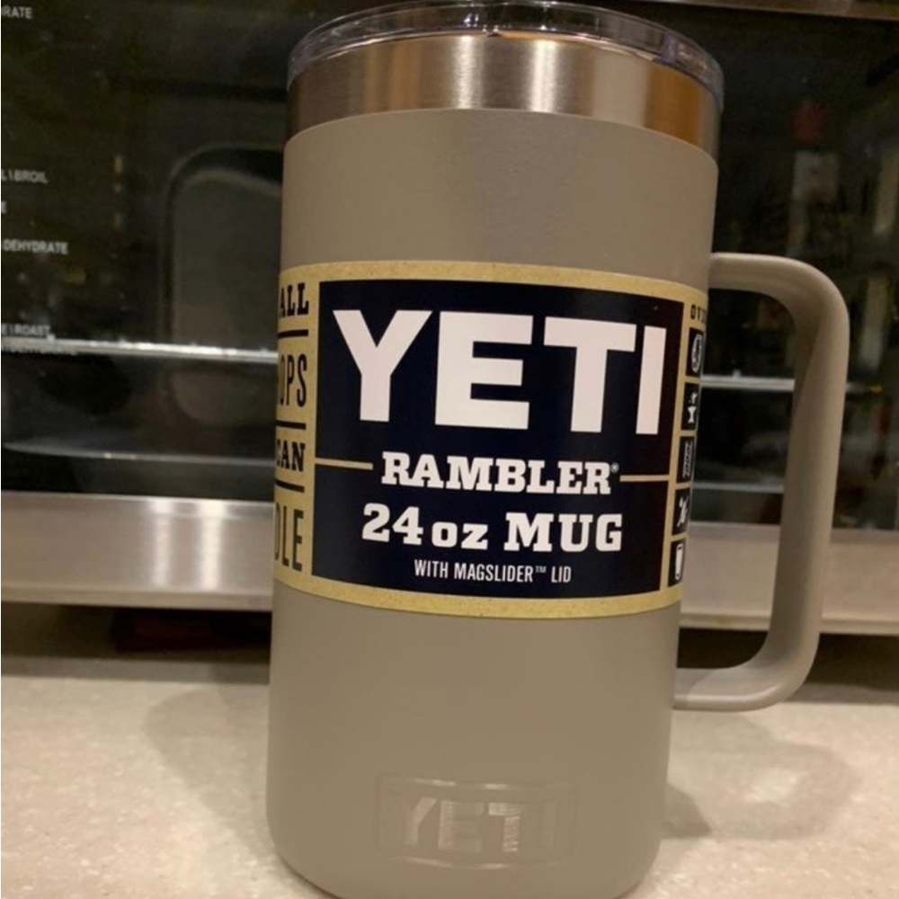 New YETI HTF 24 oz Mug Sharpe Taupe
